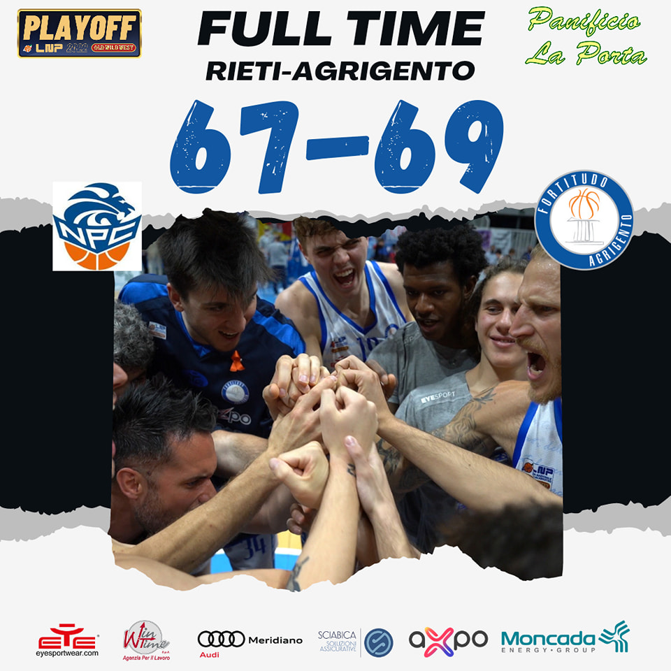 Basket La Fortitudo Agrigento Batte Rieti E Vola In Finale Playoff Grandangoloagrigento