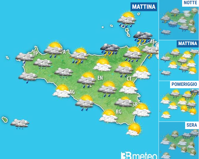 Temporali In Arrivo: Diramata Allerta Gialla In Sicilia ...