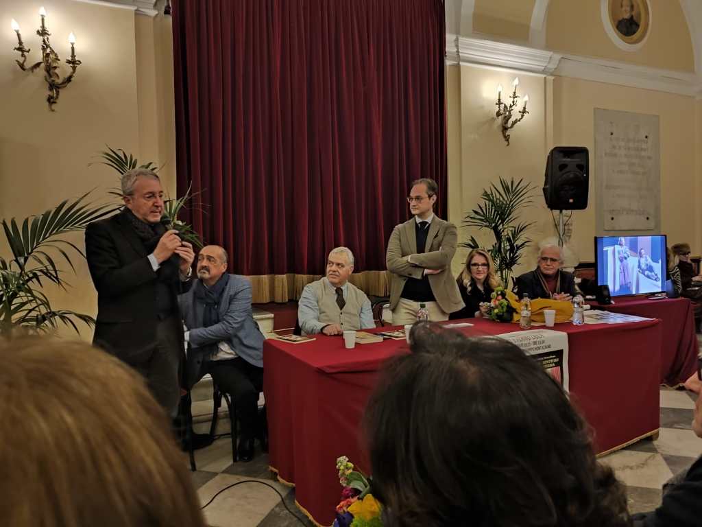 Omaggio a Pippo Montalbano, intervento del sindaco Miccichè